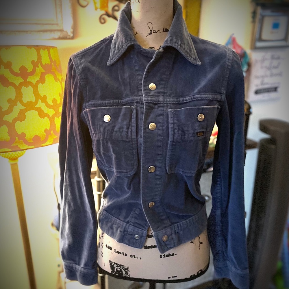 VTG 70s LEE blue corduroy jacket